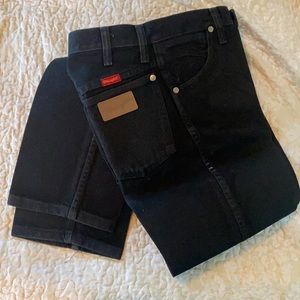 Wrangler Original Cowboy Cut Slim Fit-Black jeans 5x36